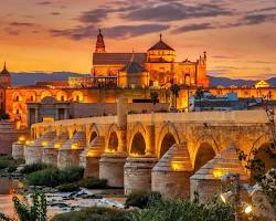 vista completa puente romano de cordoba, generada por IA
